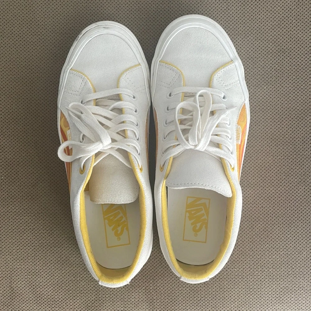 New Vans Lampin 86 DX Anaheim Factory Sun/Marshmallow Sneakers - Picture 1 of 8